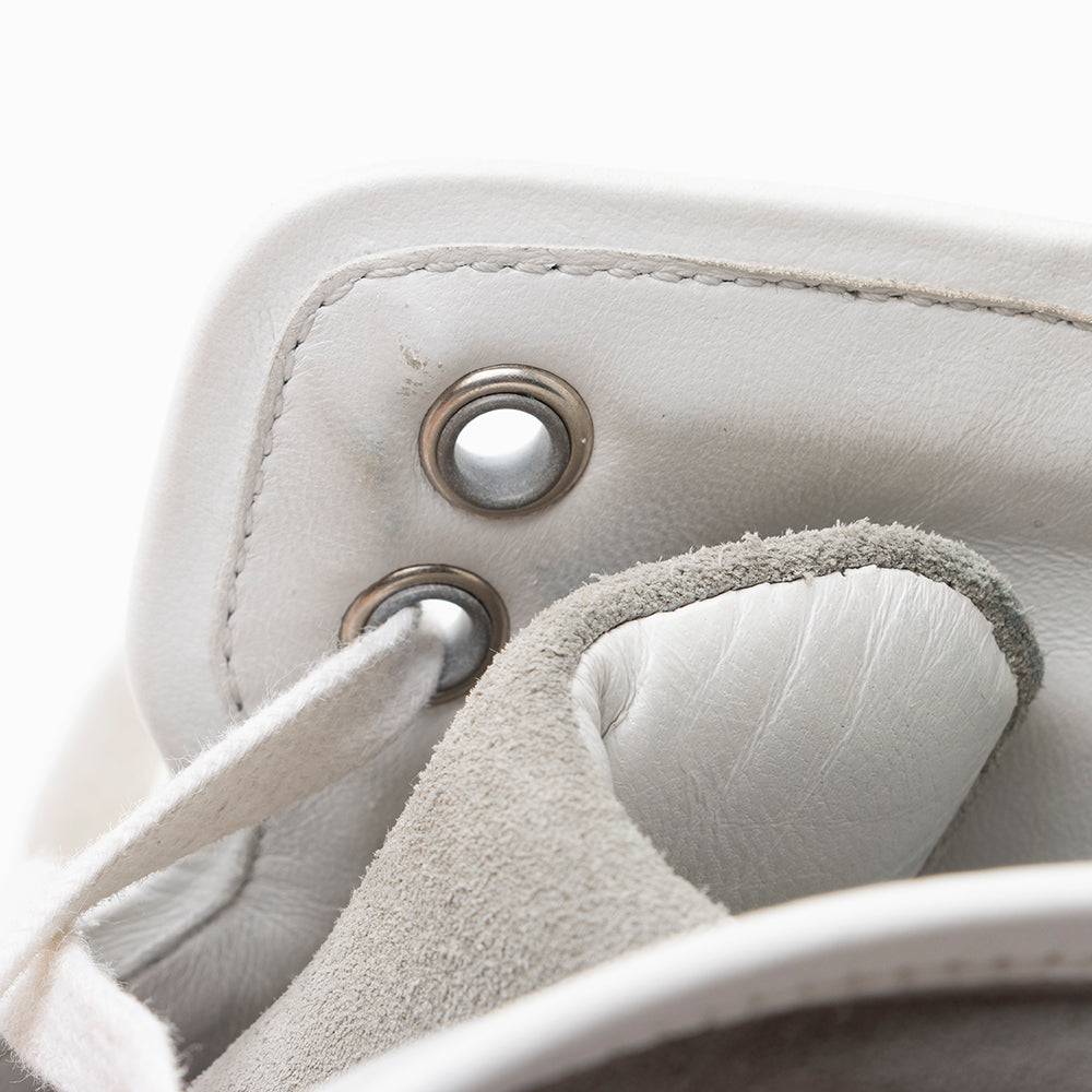 Chanel Leather Suede High Top Trainer Sneakers - Size 9 / 39 (SHF-16038)