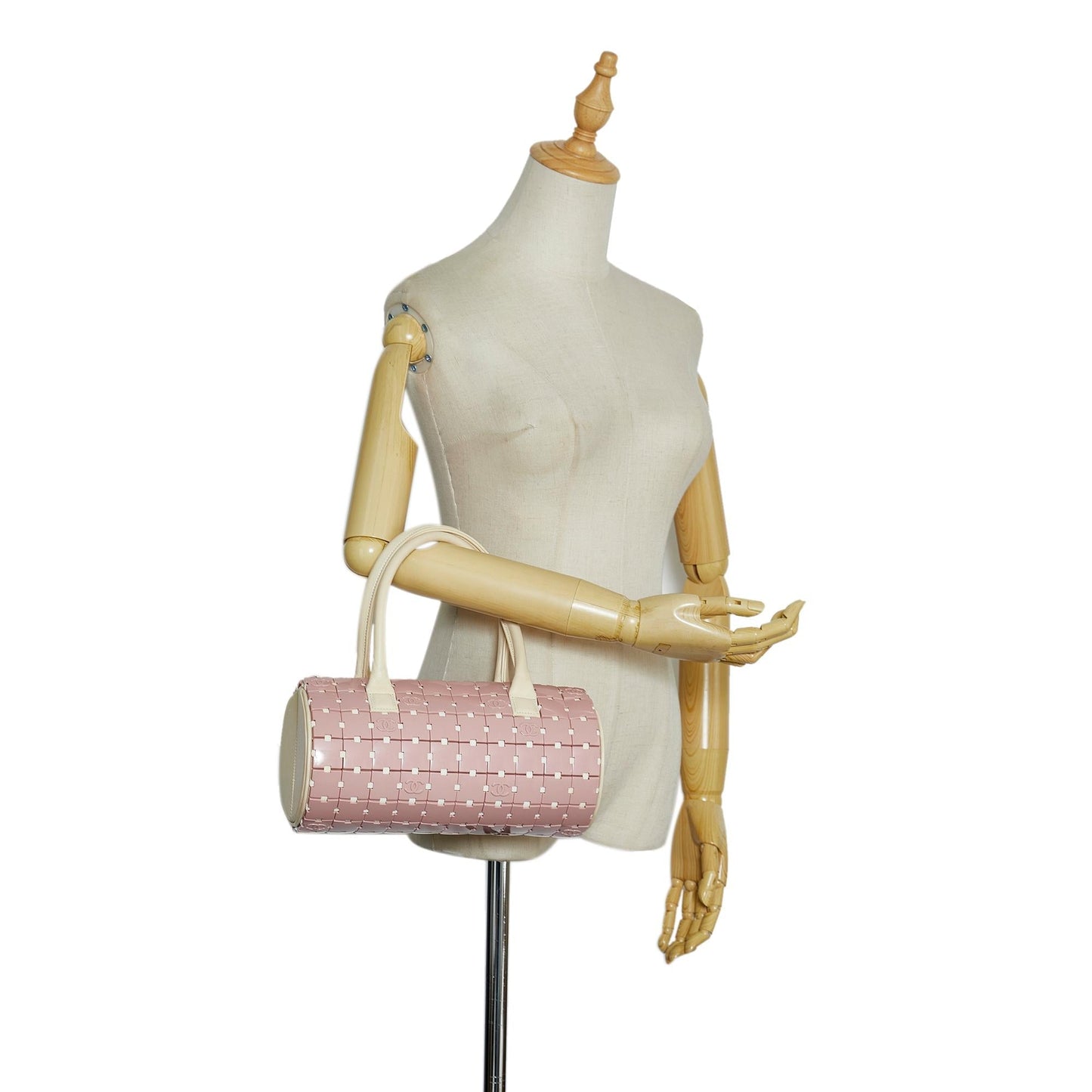 Chanel Lucite Puzzle Barrel Handbag (SHG-FENZ2D)