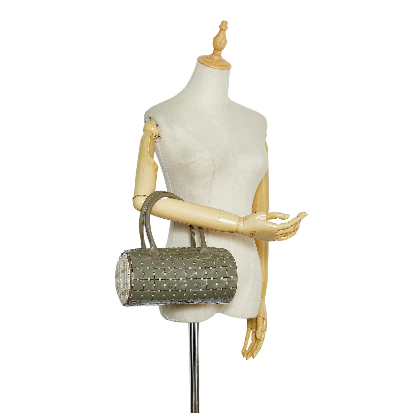 Chanel Lucite Puzzle Barrel Handbag (SHG-fugVe7)