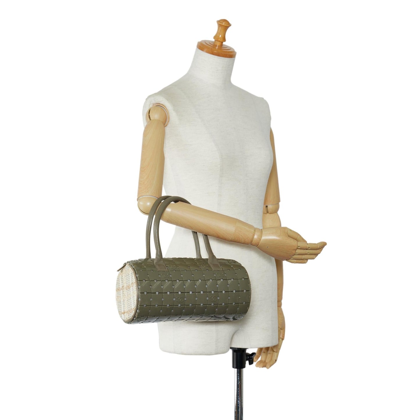 Chanel Lucite Puzzle Barrel Handbag (SHG-WS6nP1)