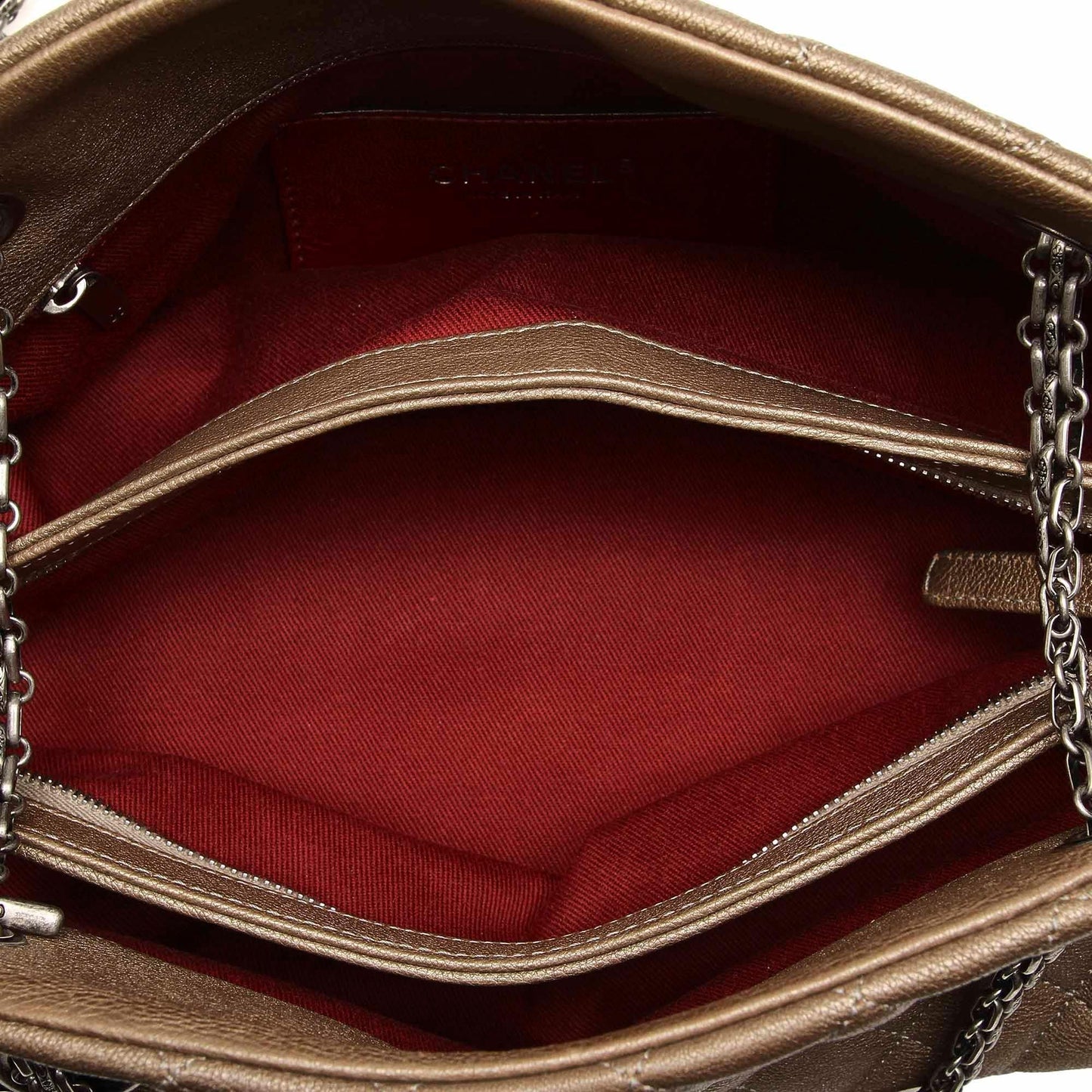 Chanel Mademoiselle Leather Bowling Bag (SHG-34490)