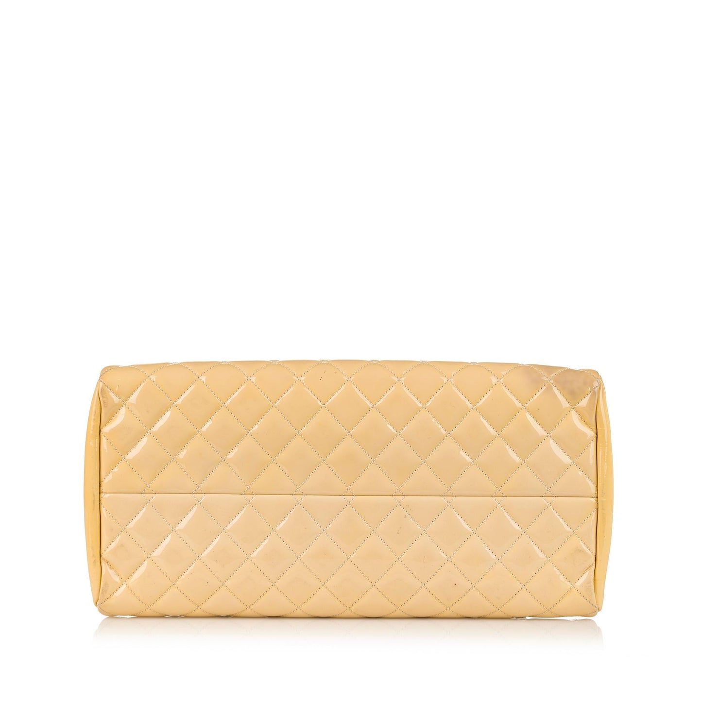 Chanel Mademoiselle Patent Leather Bowling Bag (SHG-35349)