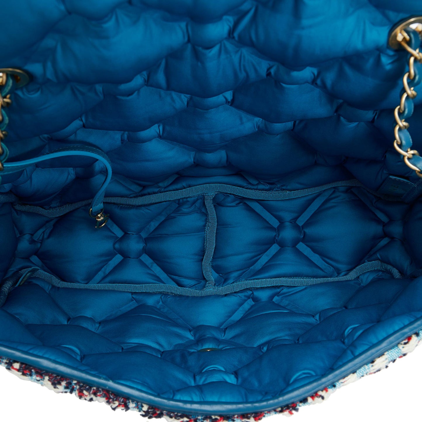 Chanel Maxi Chesterfield Tweed Single Flap (SHG-sb1b41)