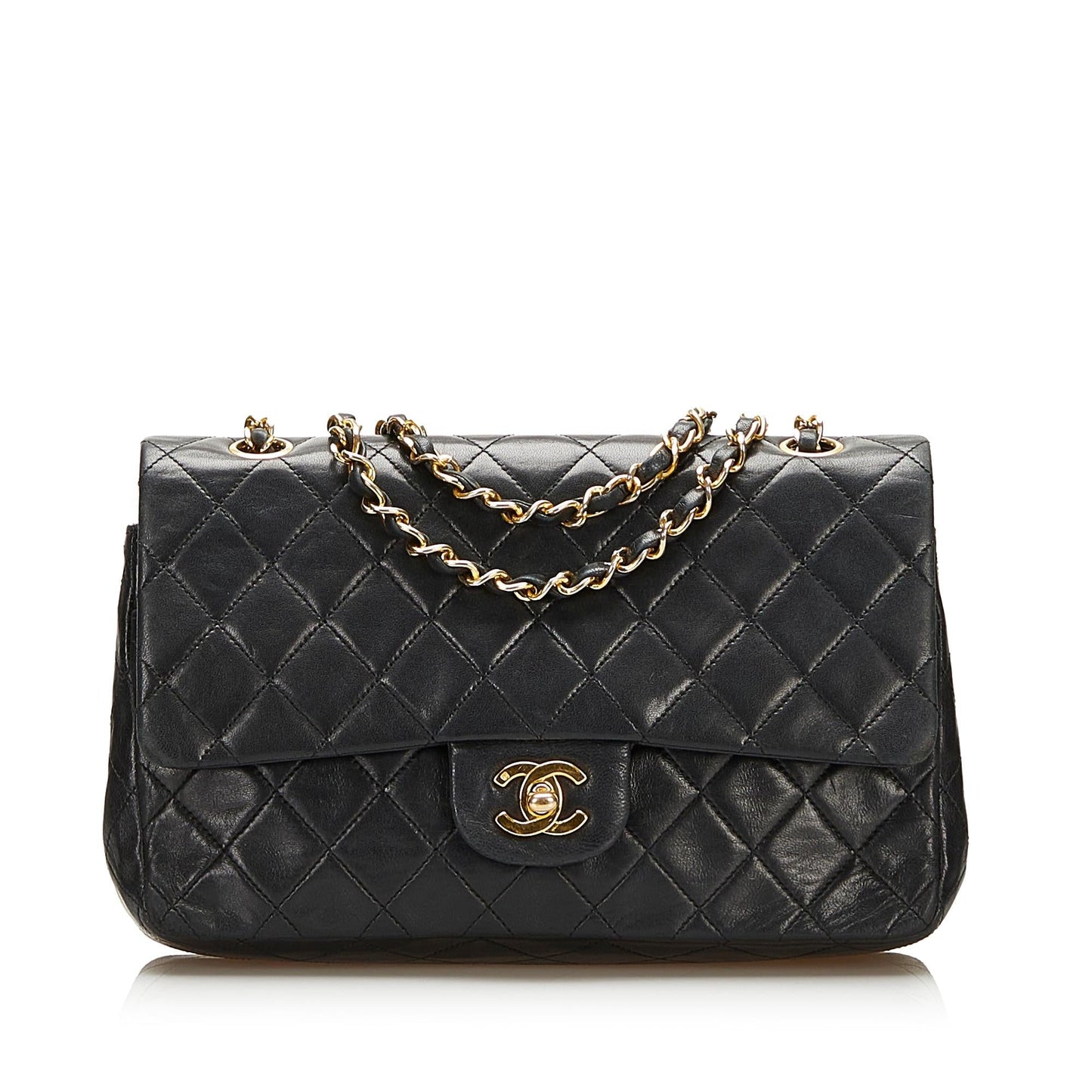 Chanel Medium Classic Lambskin Double Flap (SHG-36031)