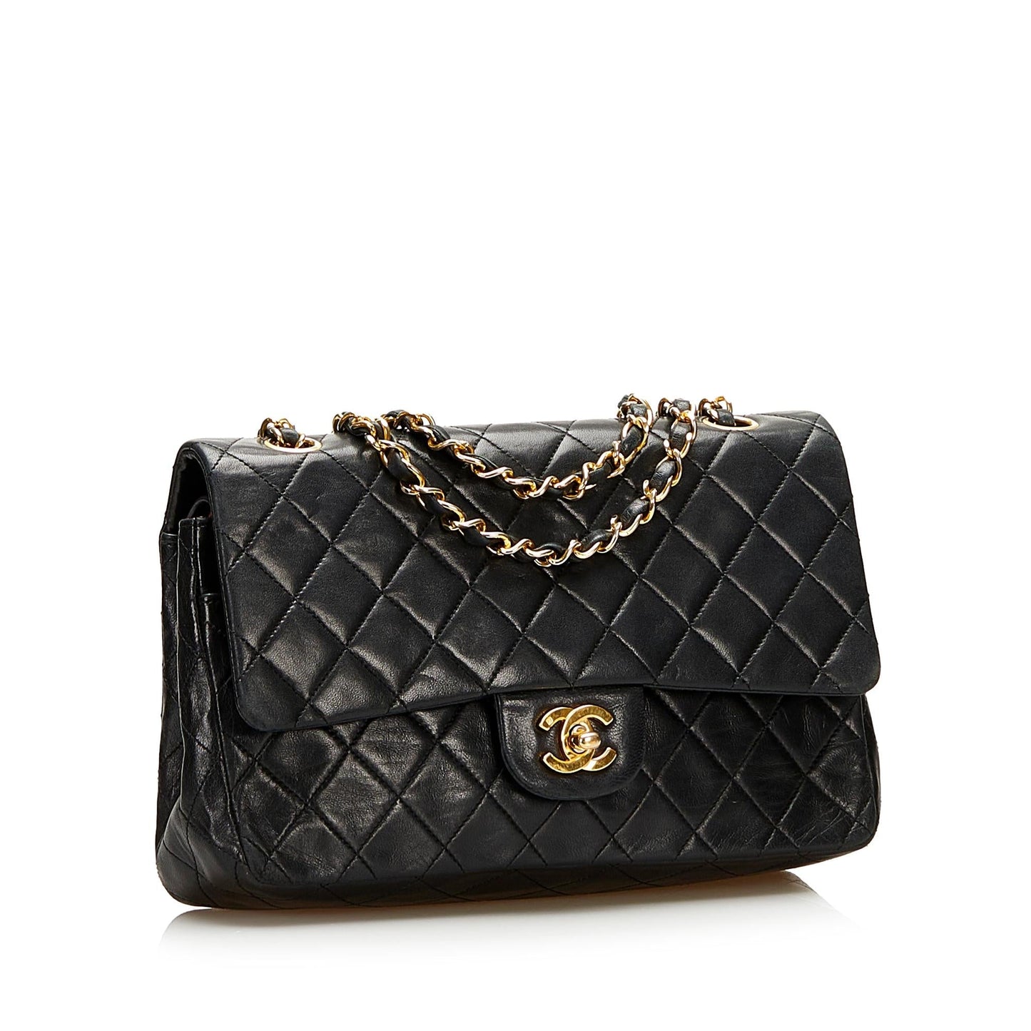 Chanel Medium Classic Lambskin Double Flap (SHG-36031)