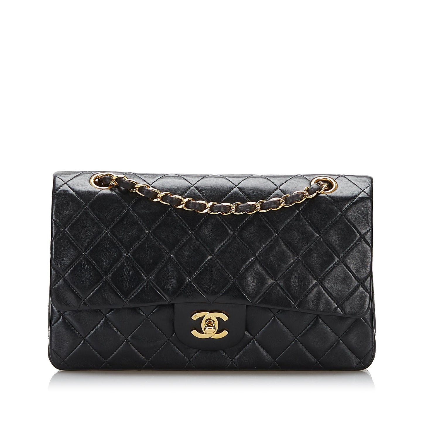 Chanel Medium Classic Lambskin Double Flap (SHG-37471)