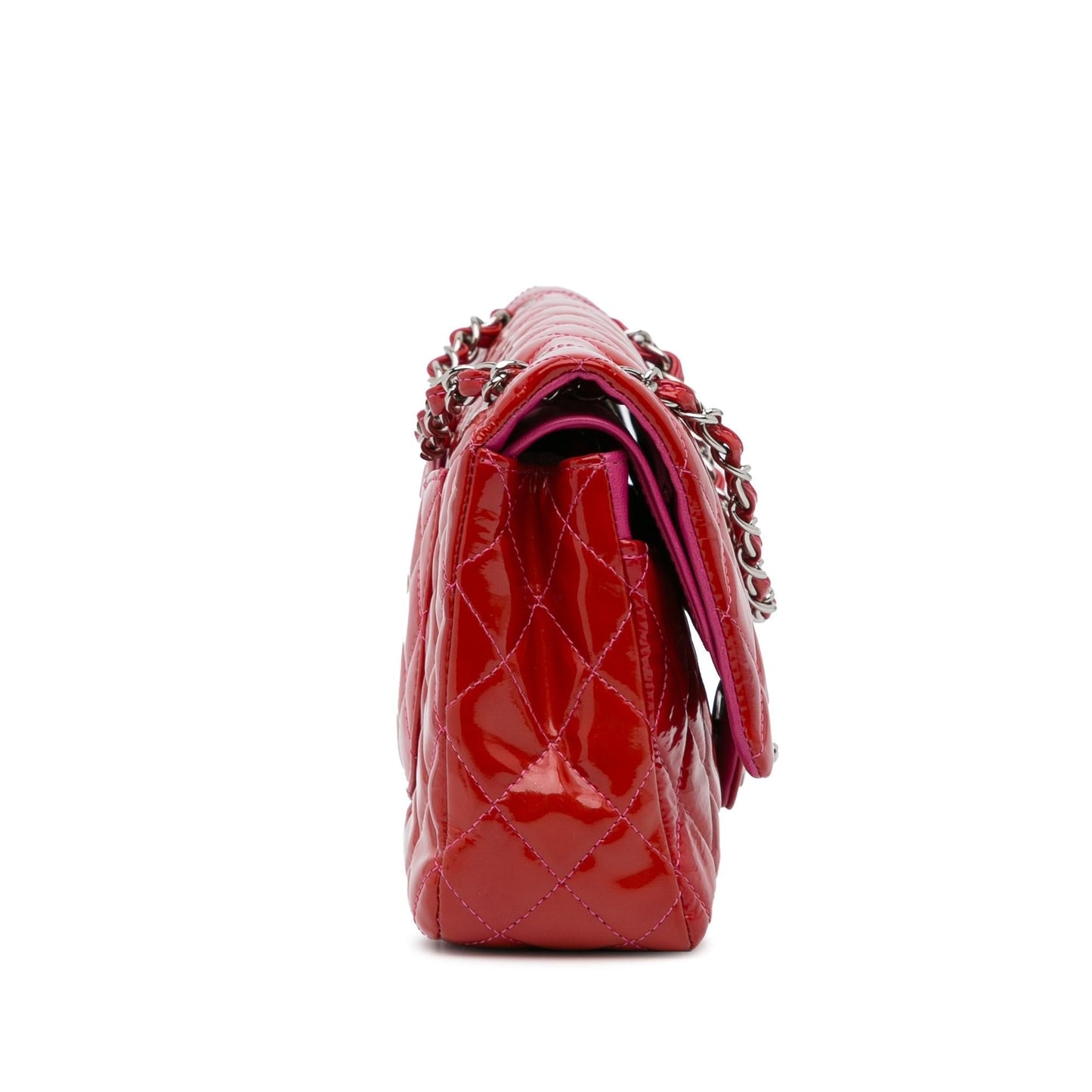 Chanel Medium Classic Patent Double Flap (SHG-nvPWph)