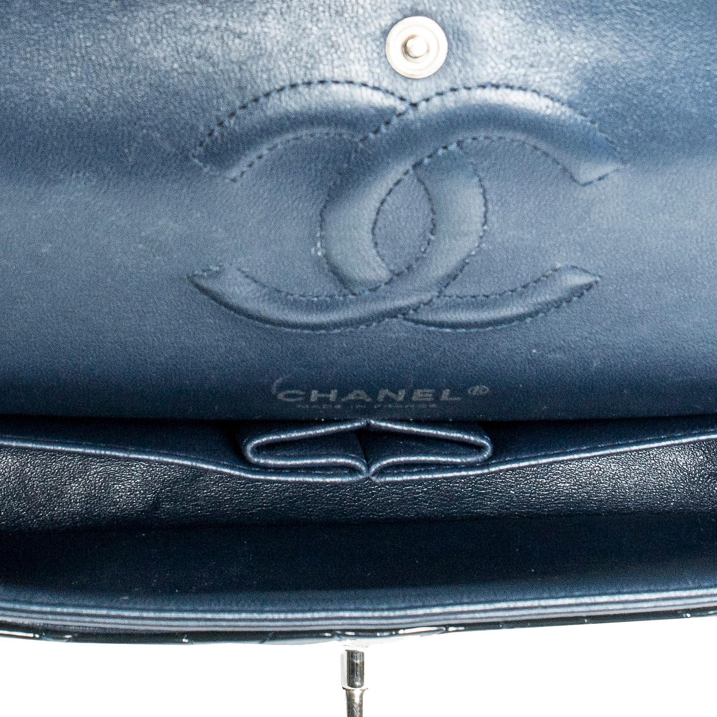 Chanel Medium Classic Patent Double Flap (SHG-hKrGfi)