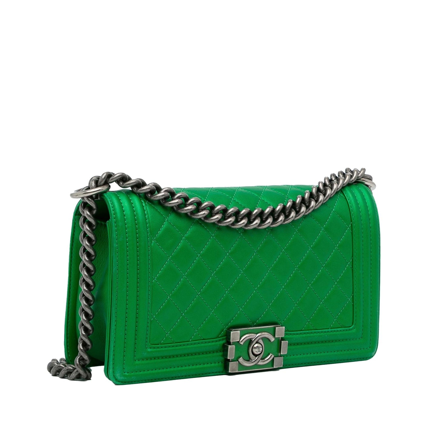 Chanel Medium Lambskin Boy Flap Bag (SHG-2AMOG1)