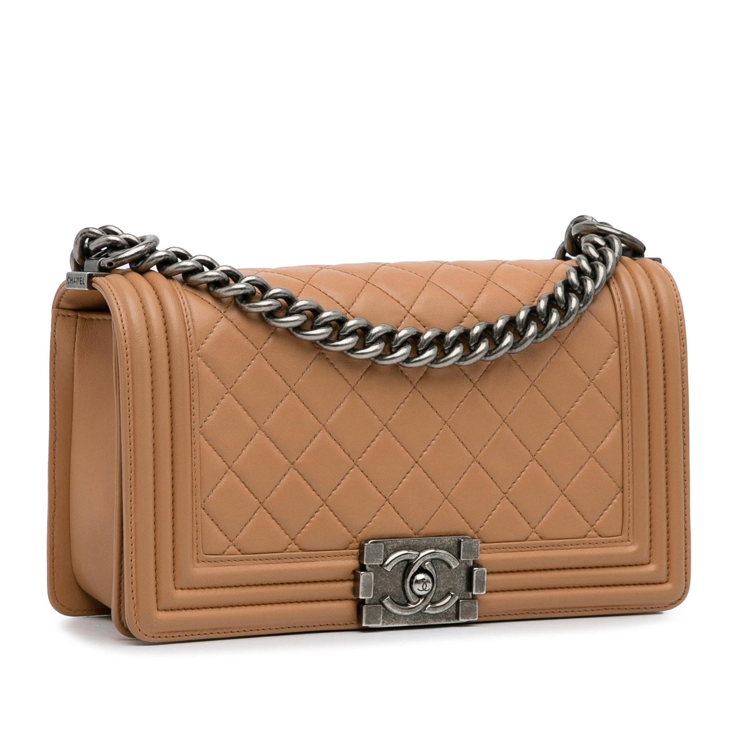 Chanel Medium Lambskin Boy Flap Bag (SHG-12u1uJ)