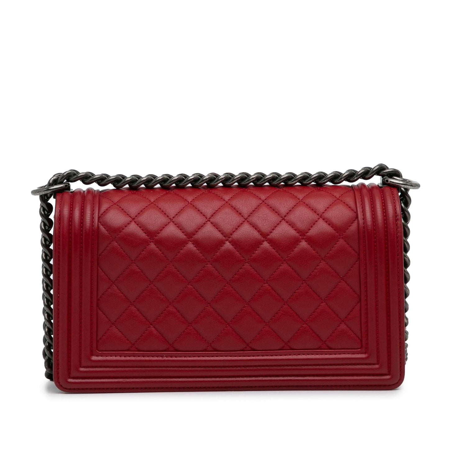 Chanel Medium Lambskin Boy Flap Bag (SHG-HGvn58)
