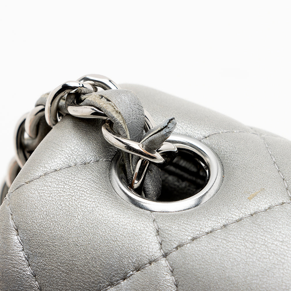 Chanel Metallic Lambskin Rectangular Mini Flap Bag (SHF-20482)