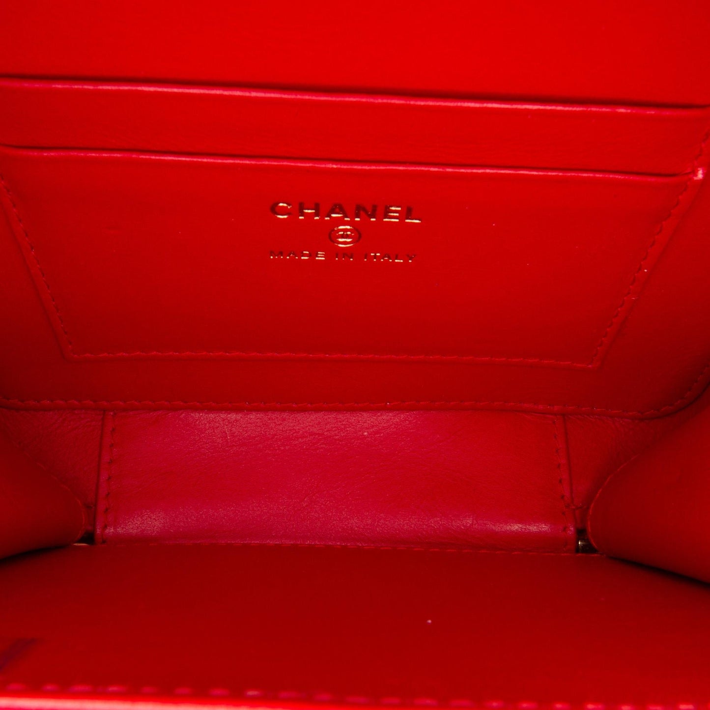 Chanel Mini CC Filigree Caviar Vanity Case (SHG-qVsozO)
