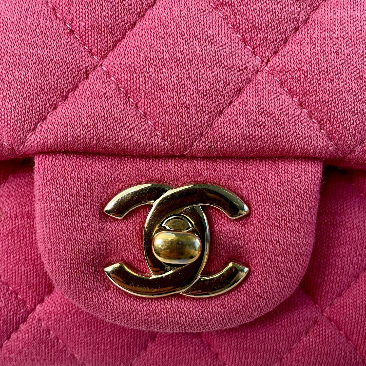 Chanel Mini Classic Jersey Single Flap (SHG-huVmeQ)
