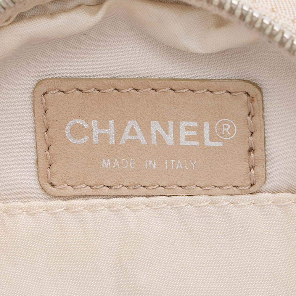 Chanel Nylon Travel Ligne Round Wristlet - FINAL SALE (SHF-16835)