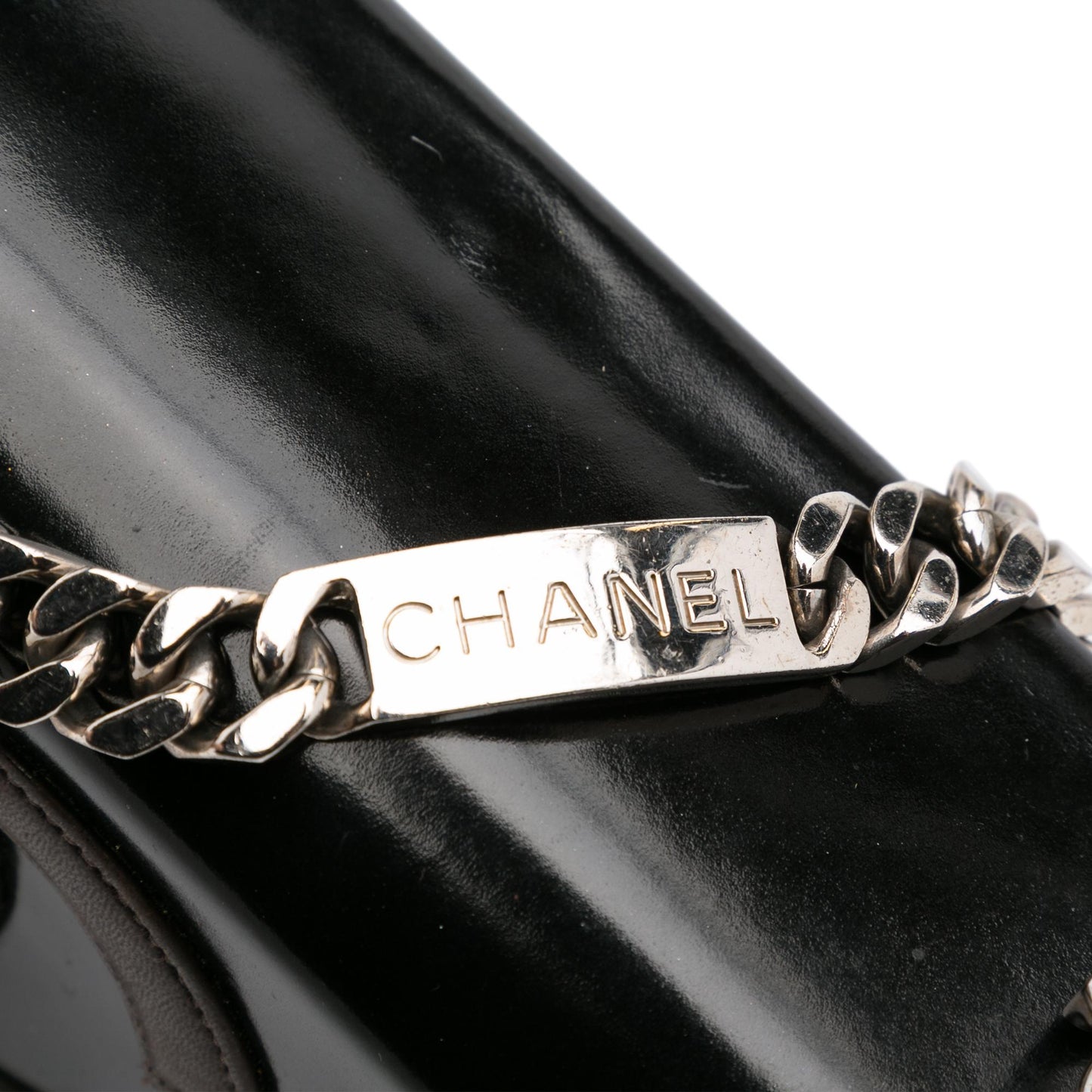 Chanel Patent Flap Handbag (SHG-WgjTfx)