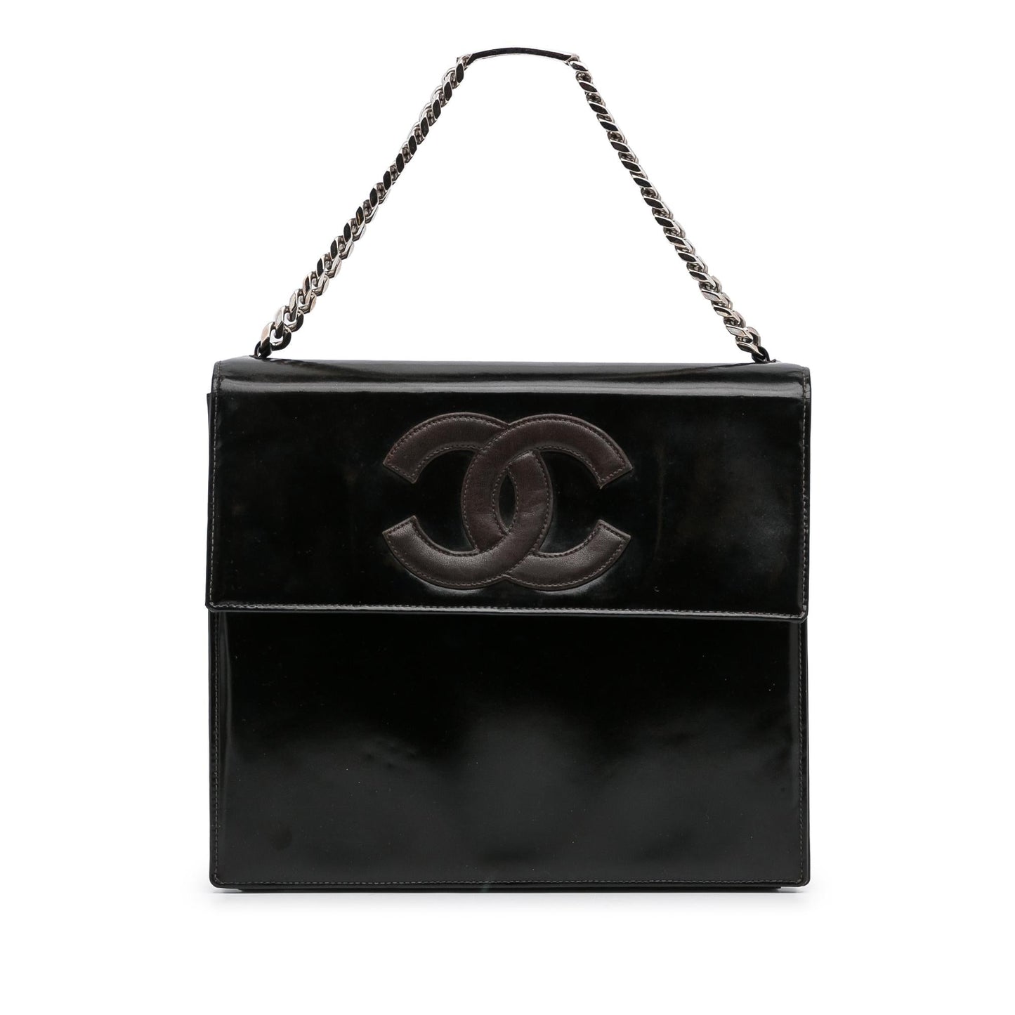 Chanel Patent Flap Handbag (SHG-WgjTfx)
