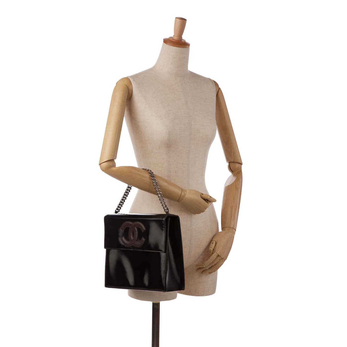 Chanel Patent Flap Handbag (SHG-WgjTfx)