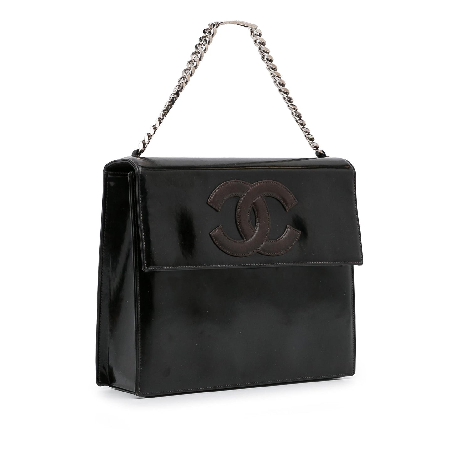 Chanel Patent Flap Handbag (SHG-WgjTfx)
