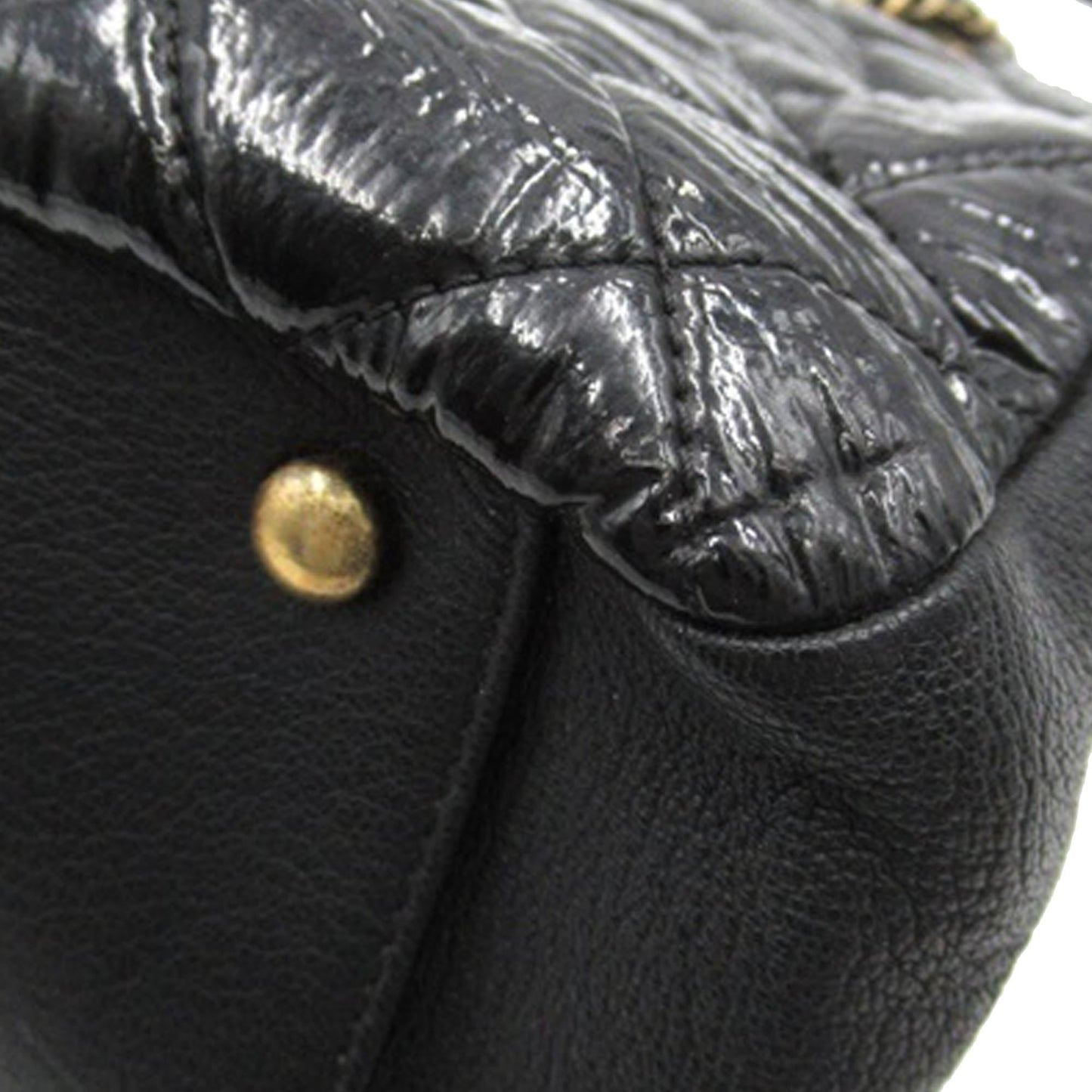 Chanel Patent Goatskin Paris Salzburg CC Eyelet Shoulder Bag (SHG-kMMOtX)