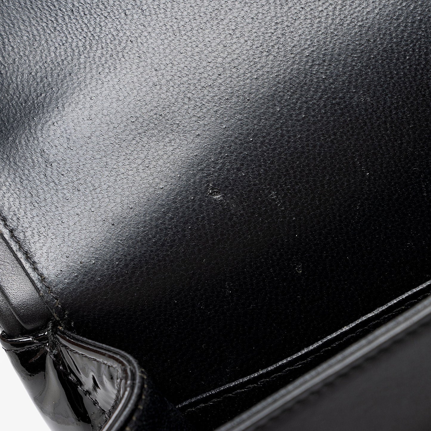 Chanel Patent Leather Classic Jumbo Double Flap Bag (SHF-zuaFhW)