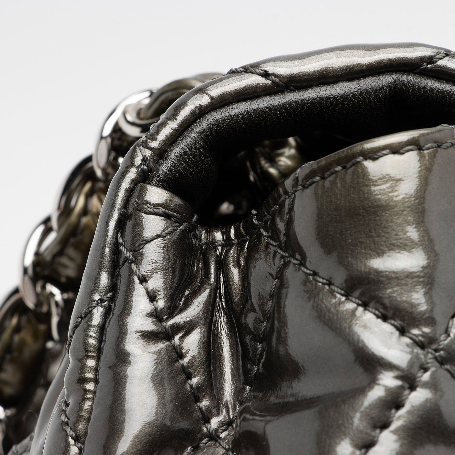 Chanel Patent Leather Classic Jumbo Single Flap Bag (SHF-j2Ye52)