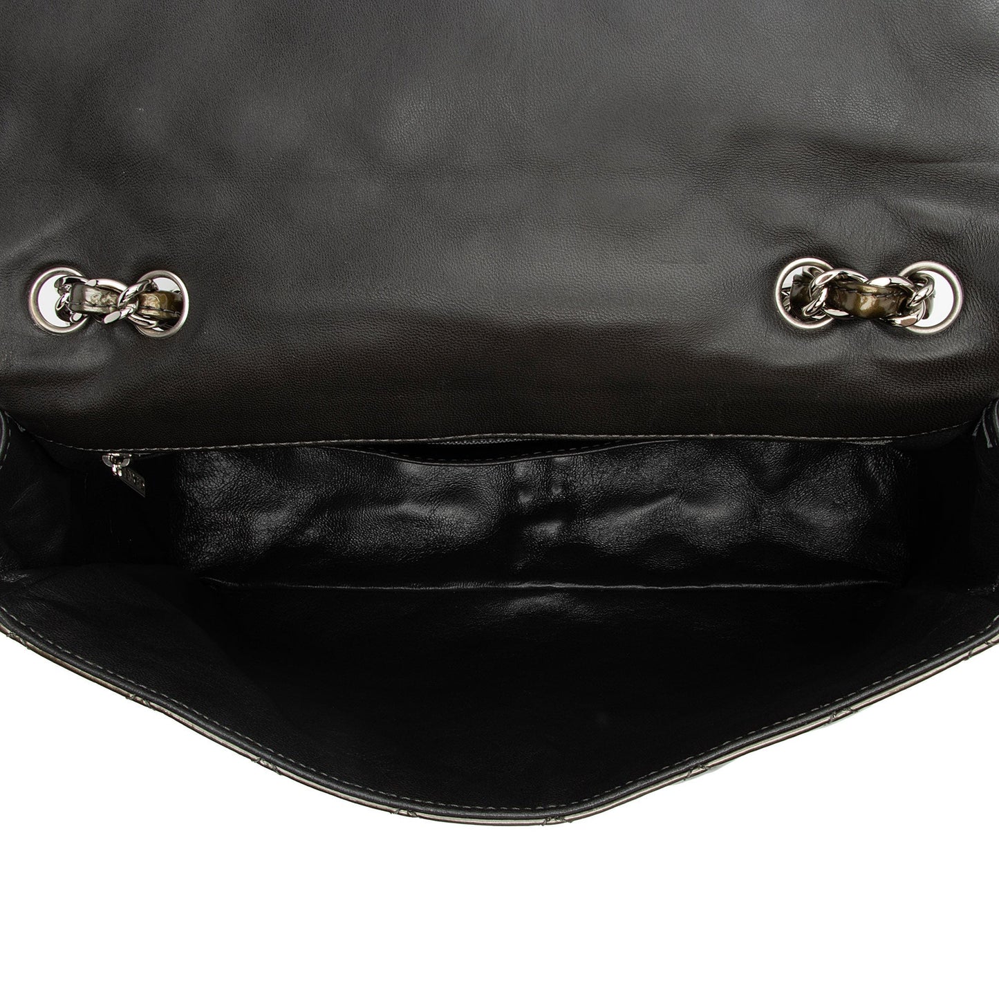 Chanel Patent Leather Classic Jumbo Single Flap Bag (SHF-j2Ye52)