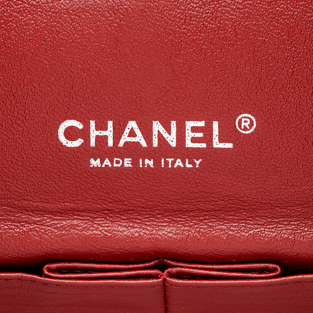 Chanel Patent Leather Classic Maxi Double Flap Bag (SHF-19647)