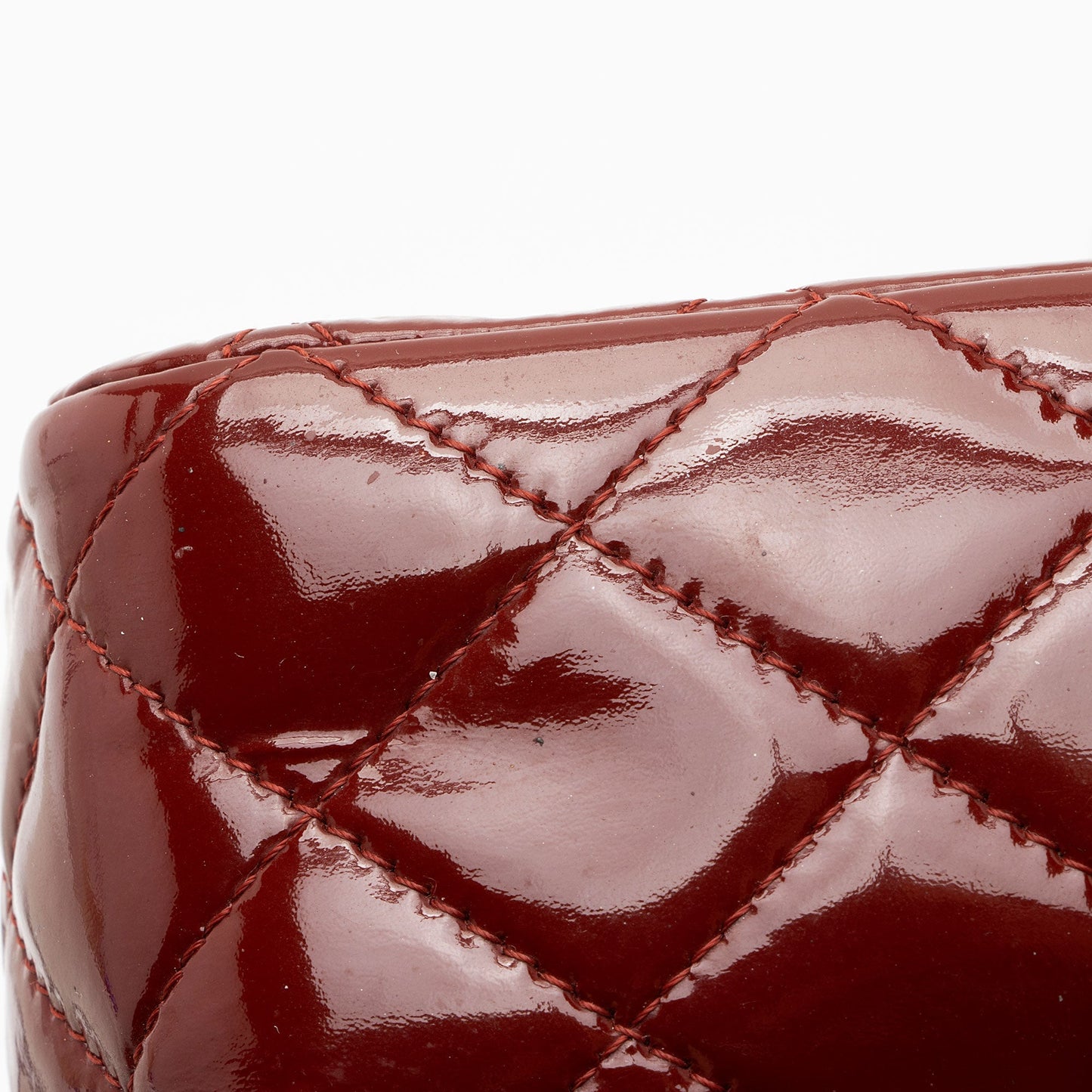 Chanel Patent Leather Classic Medium Double Flap Bag (SHF-BwsnL1)