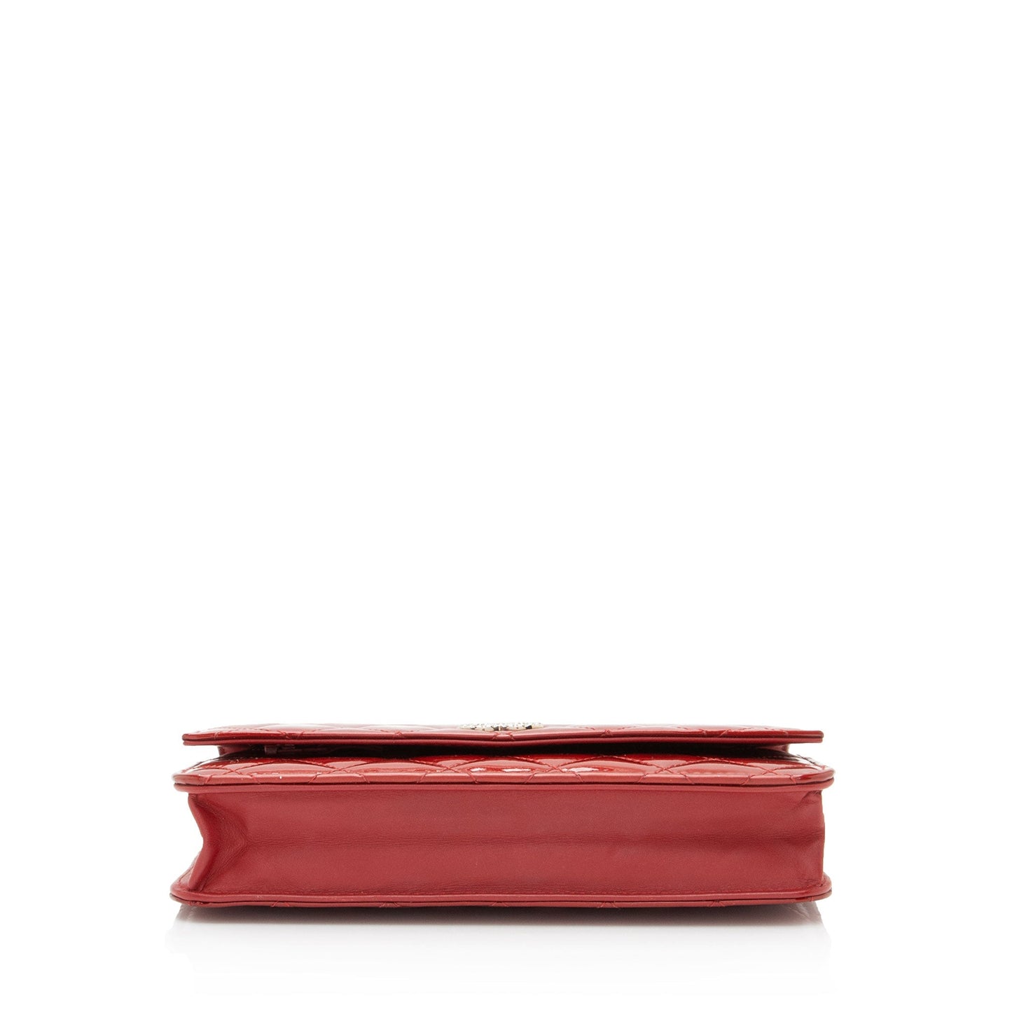 Chanel Patent Leather Classic Wallet on Chain Bag (SHF-kZcSTK)