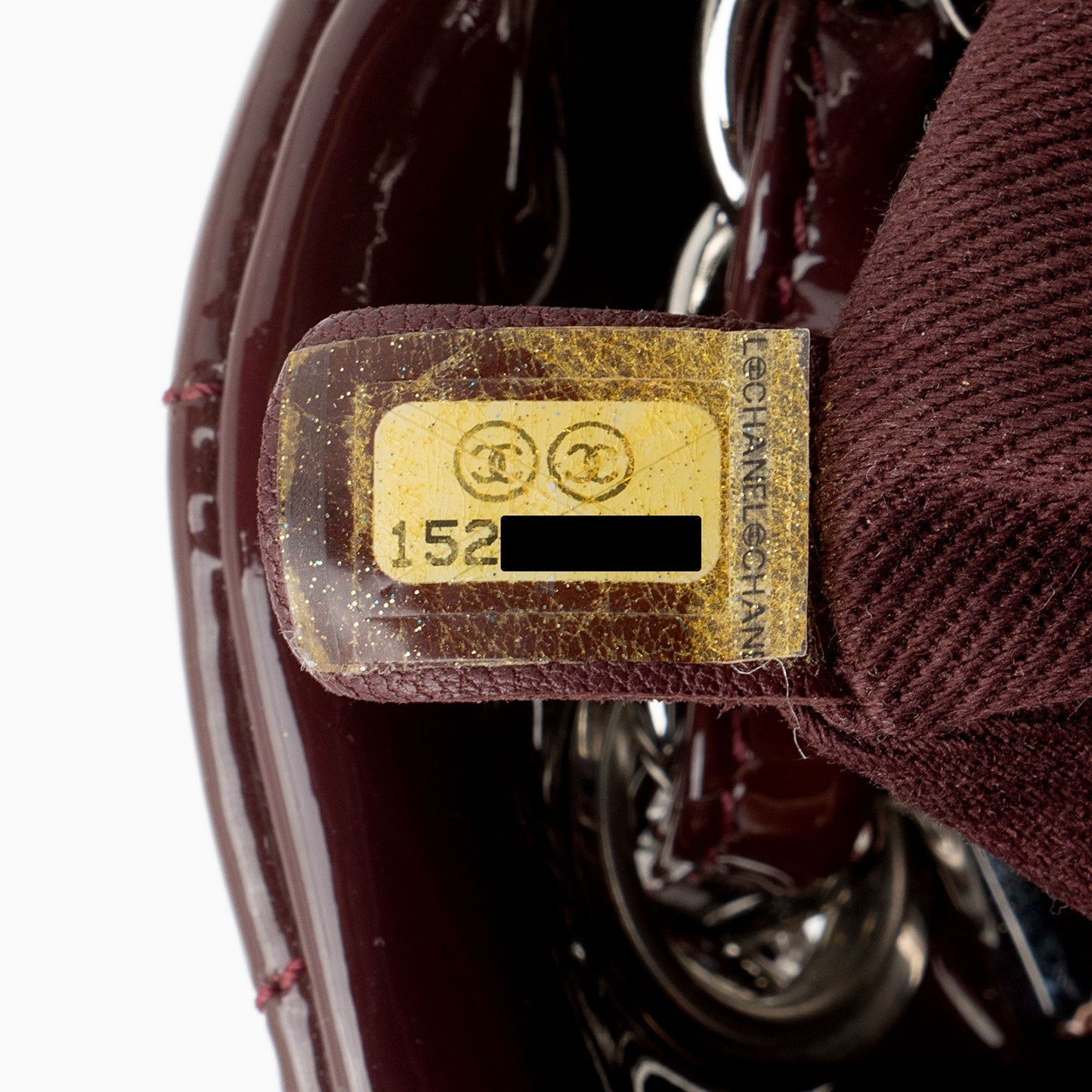 Chanel Patent Leather Just Mademoiselle Bowler Bag (SHF-HKPpy4)