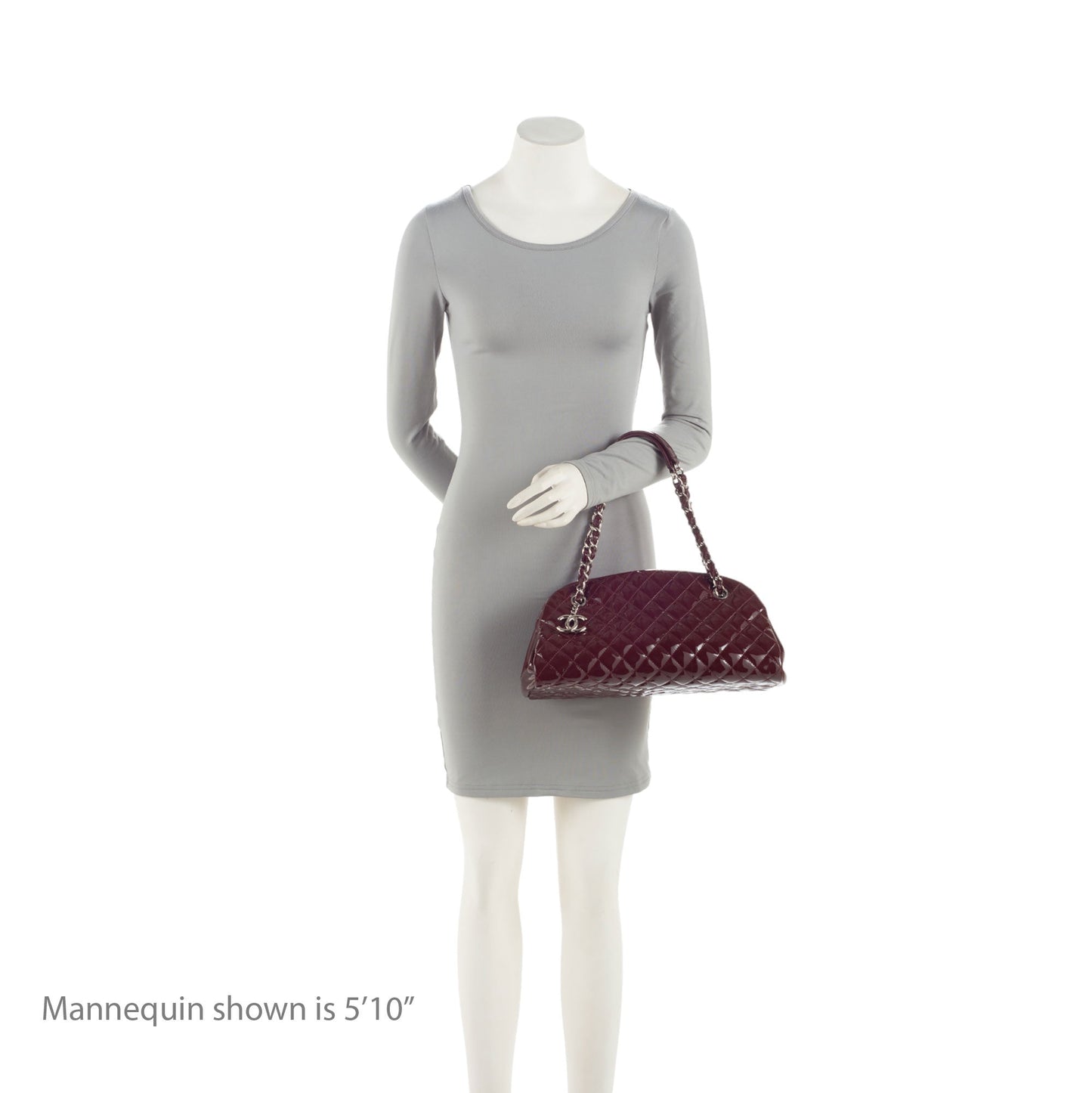 Chanel Patent Leather Just Mademoiselle Bowler Bag (SHF-HKPpy4)