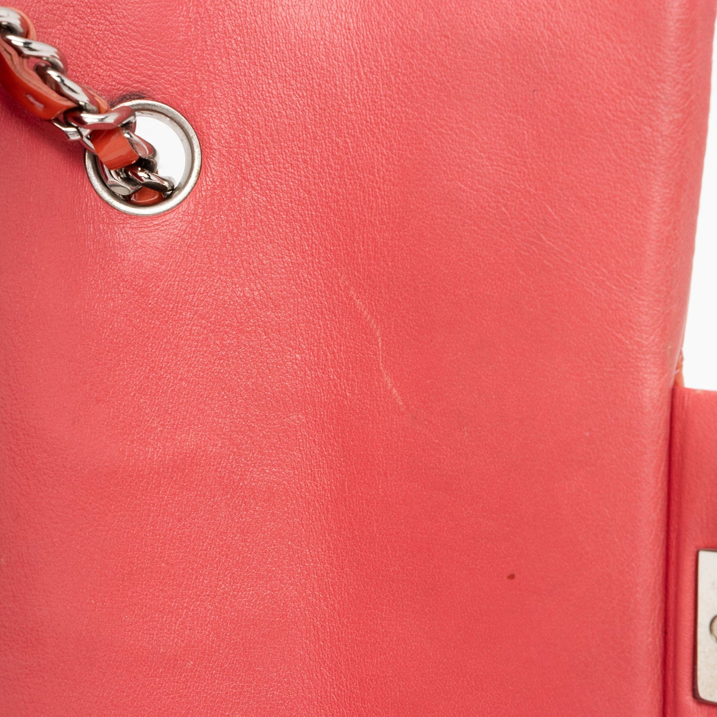 Chanel Patent Leather Rectangular Extra Mini Flap Bag (SHF-M8fPie)