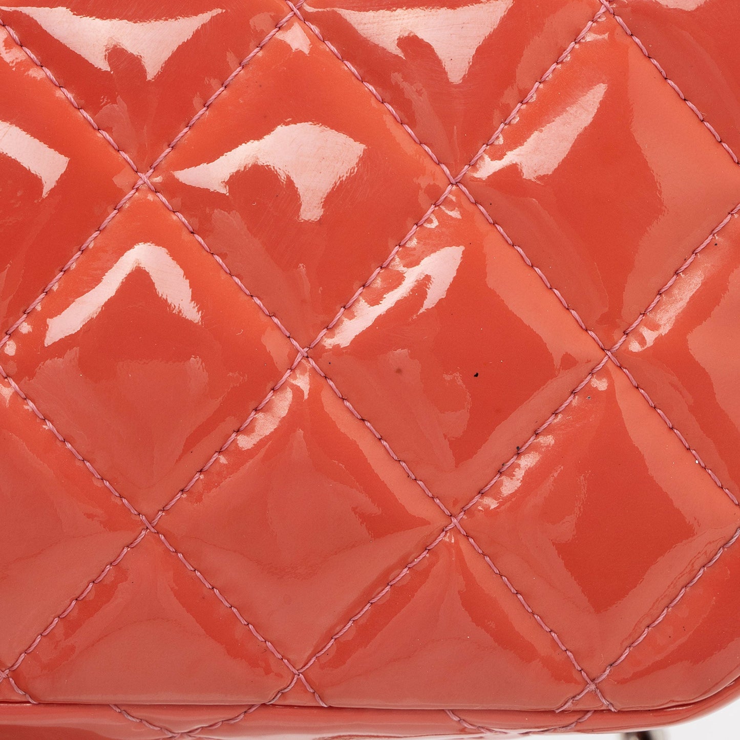 Chanel Patent Leather Rectangular Extra Mini Flap Bag (SHF-M8fPie)