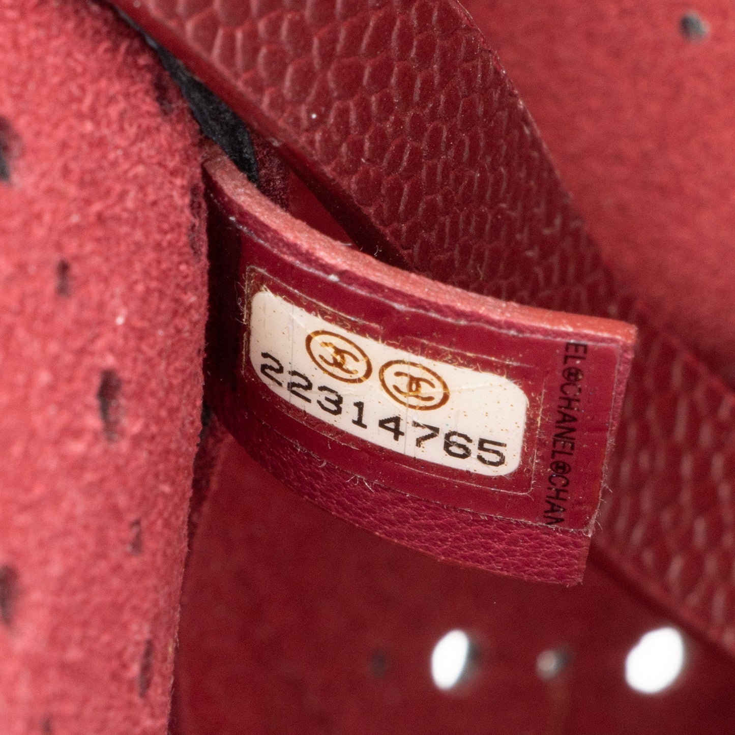 Chanel Perforated Caviar Leather CC Shopping Tote (SHF-23460)