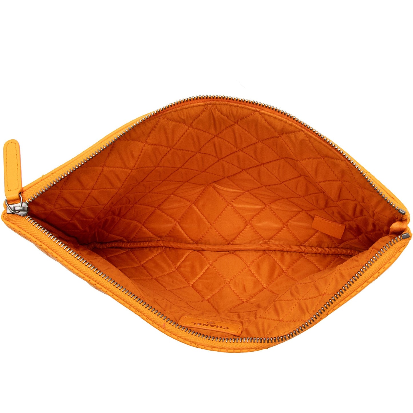 Chanel Perforated Leather Medium O-Case (SHF-1ENMya)
