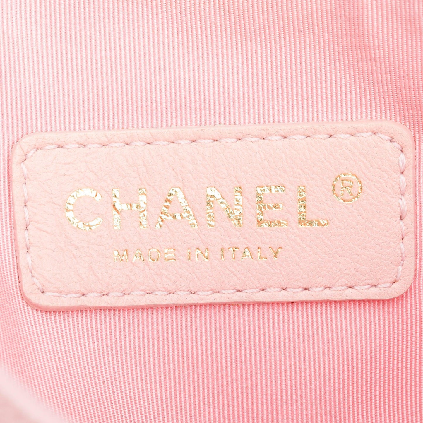 Chanel Pink Patent Leather Transparent PVC Triple CC Logo Tote