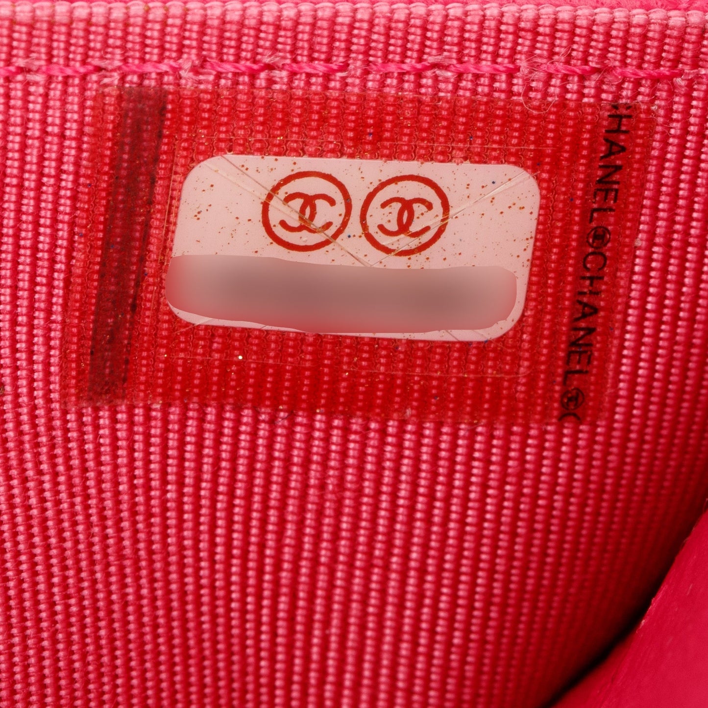 Chanel Pink Quilted Lambskin Leather Classic Wallet on Chain w/ Authenticity Card