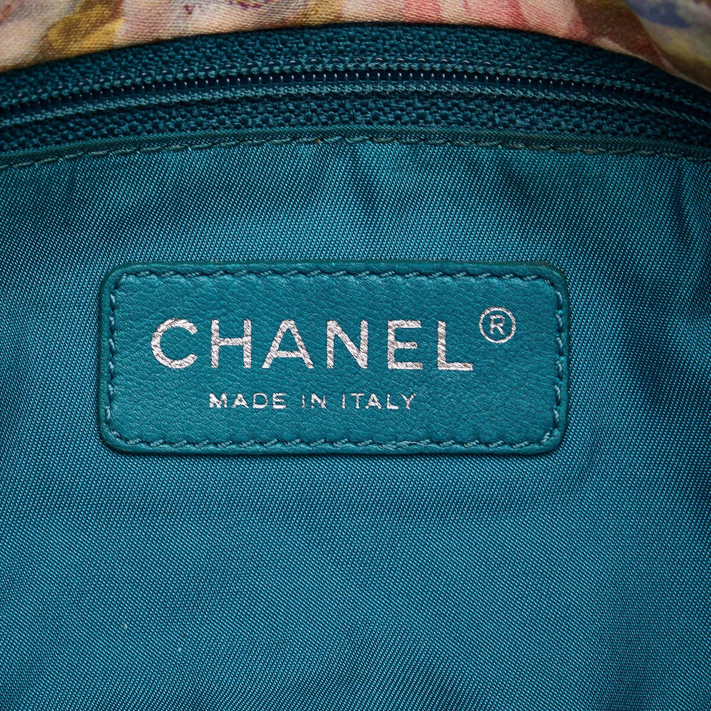 Chanel Printed Canvas Watercolor Pochette Flap (SHG-LineIE)