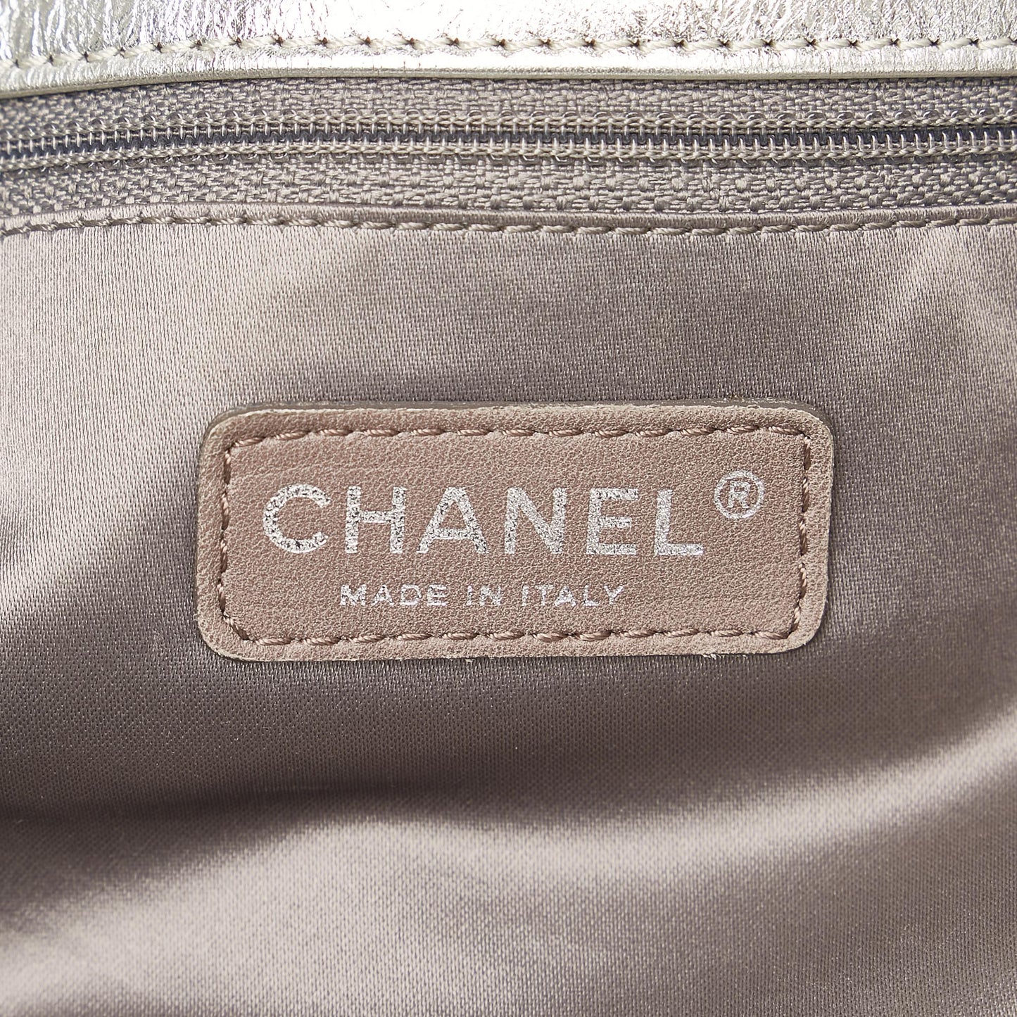 Chanel Punching Perforated Leather Satchel (SHG-34243)