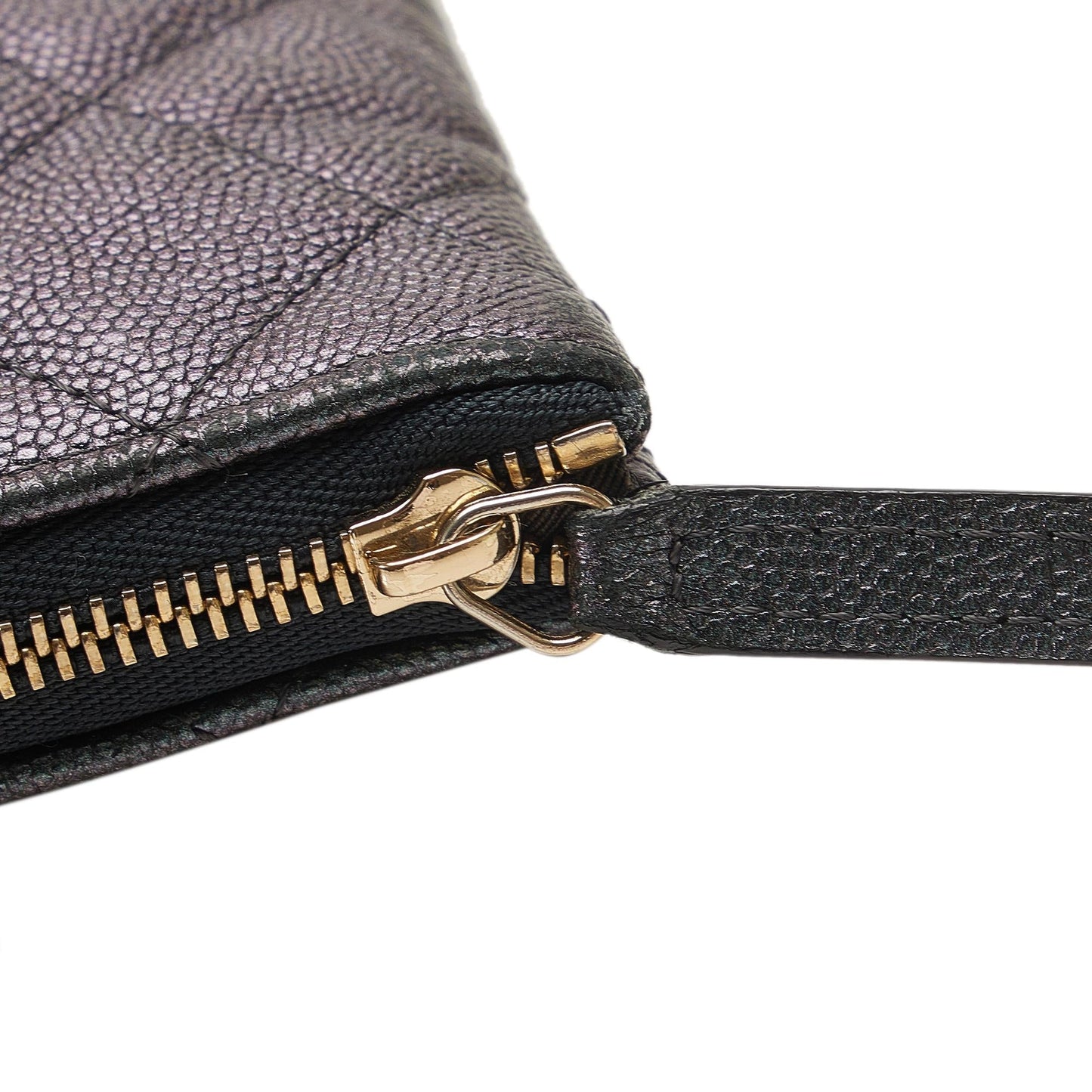 Chanel Quilted Caviar O Case Clutch (SHG-6m9479)