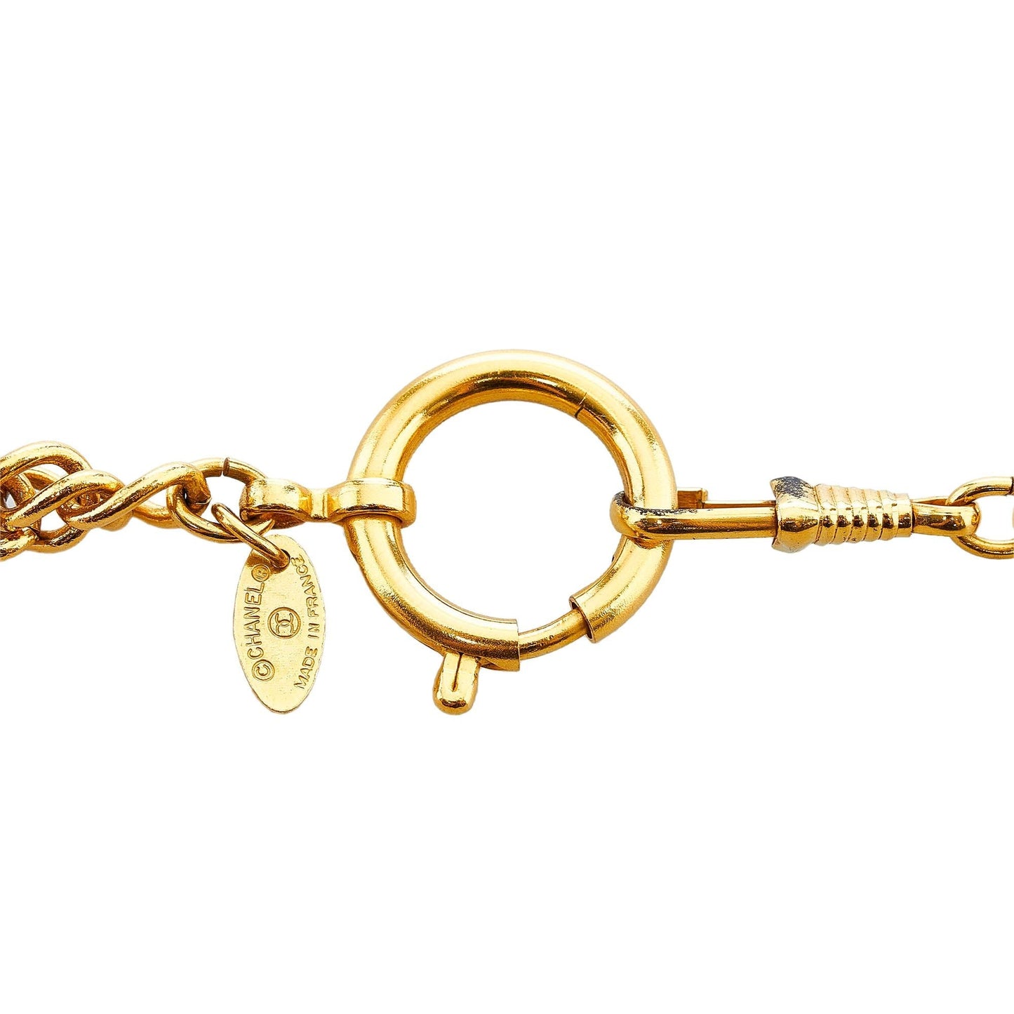 Chanel Quilted Framed Magnifying Glass Pendant (SHG-807Toj)