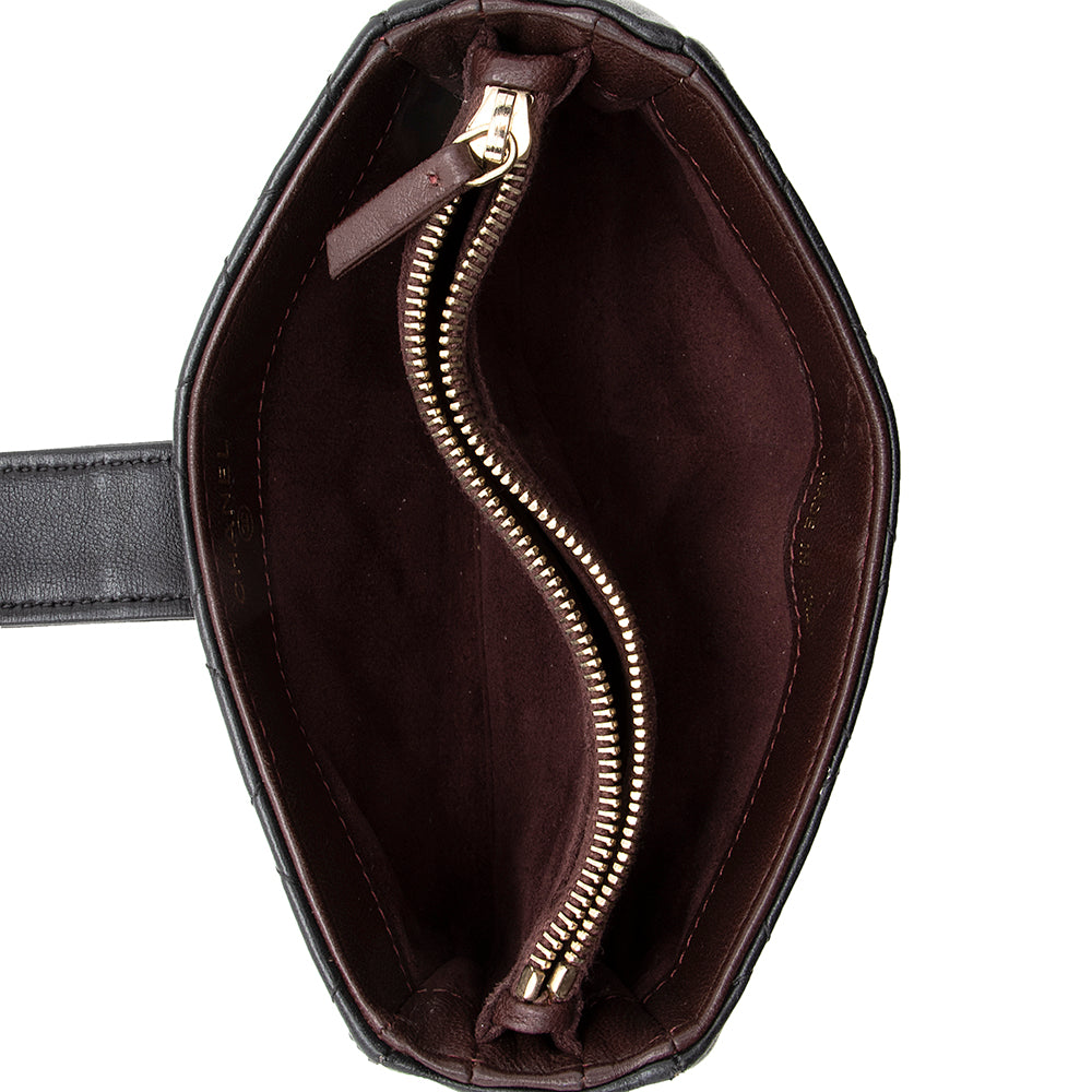 Chanel Quilted Lambskin CC O-Mini Phone Pouch (SHF-18690)