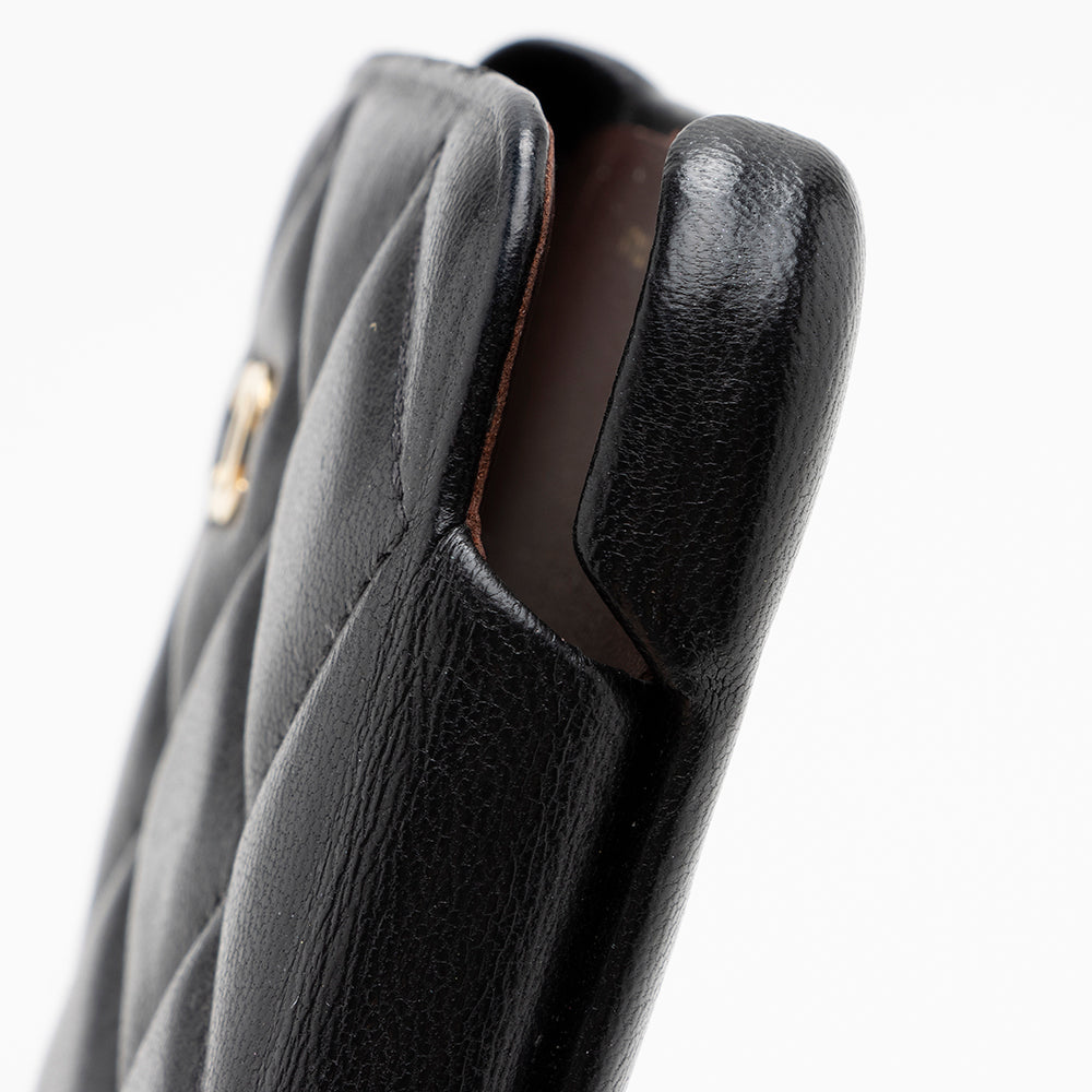 Chanel Quilted Lambskin iPhone X Case (SHF-16170)