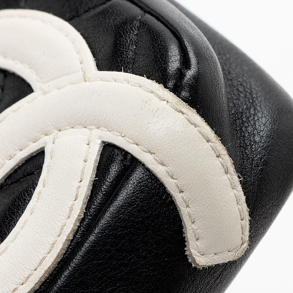 Chanel Quilted Lambskin Ligne Cambon Zip Mini Pouch (SHF-15996)