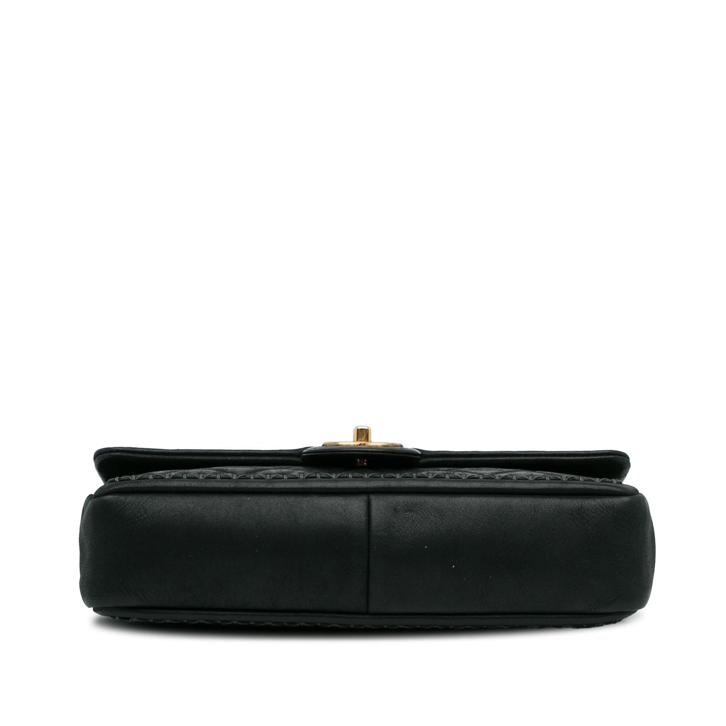 Chanel Quilted Lambskin Stitch Single Flap (SHG-usc1SB)
