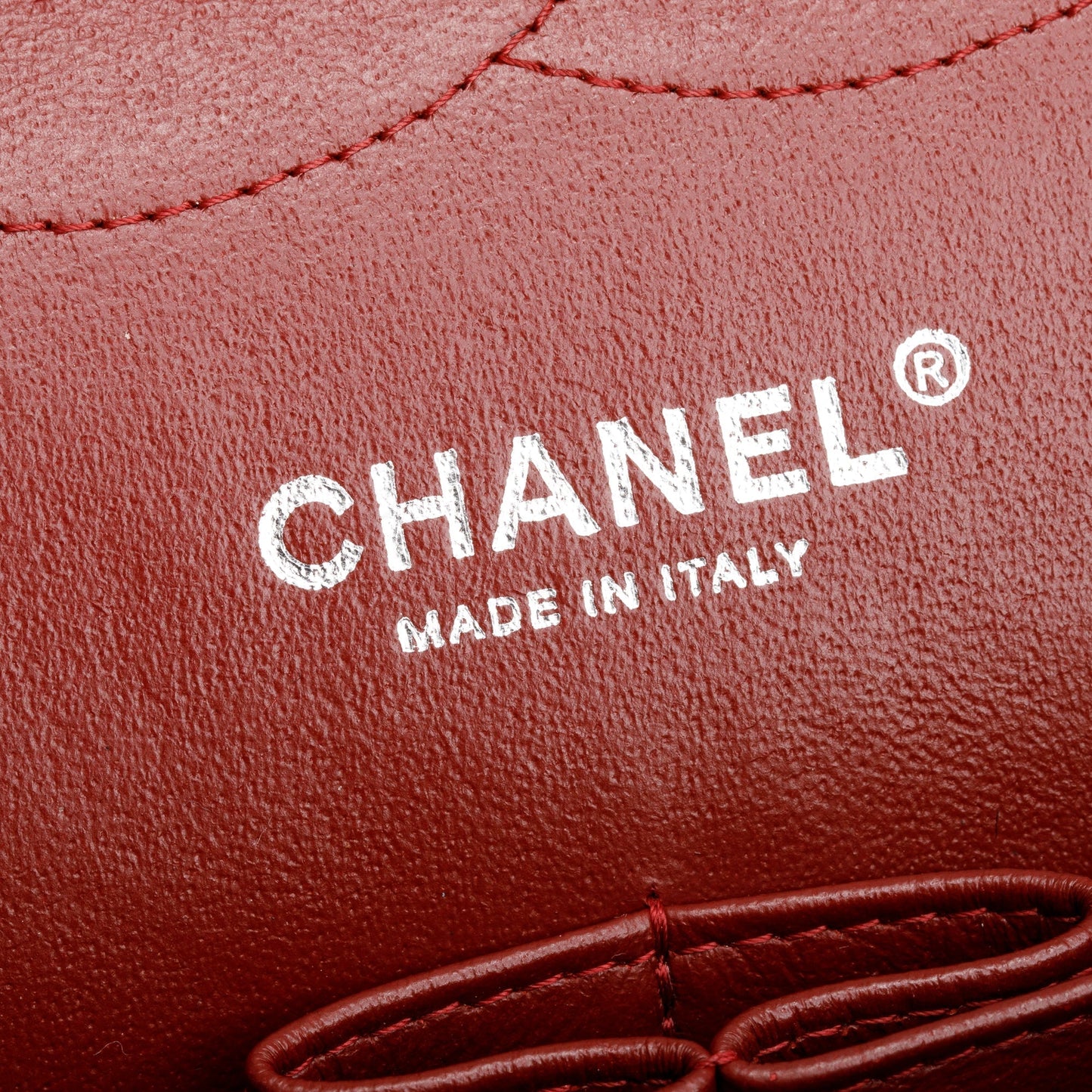 Chanel Red Quilted Caviar Leather Classic Jumbo Double Flap Bag w/ Box & Authenticity Card