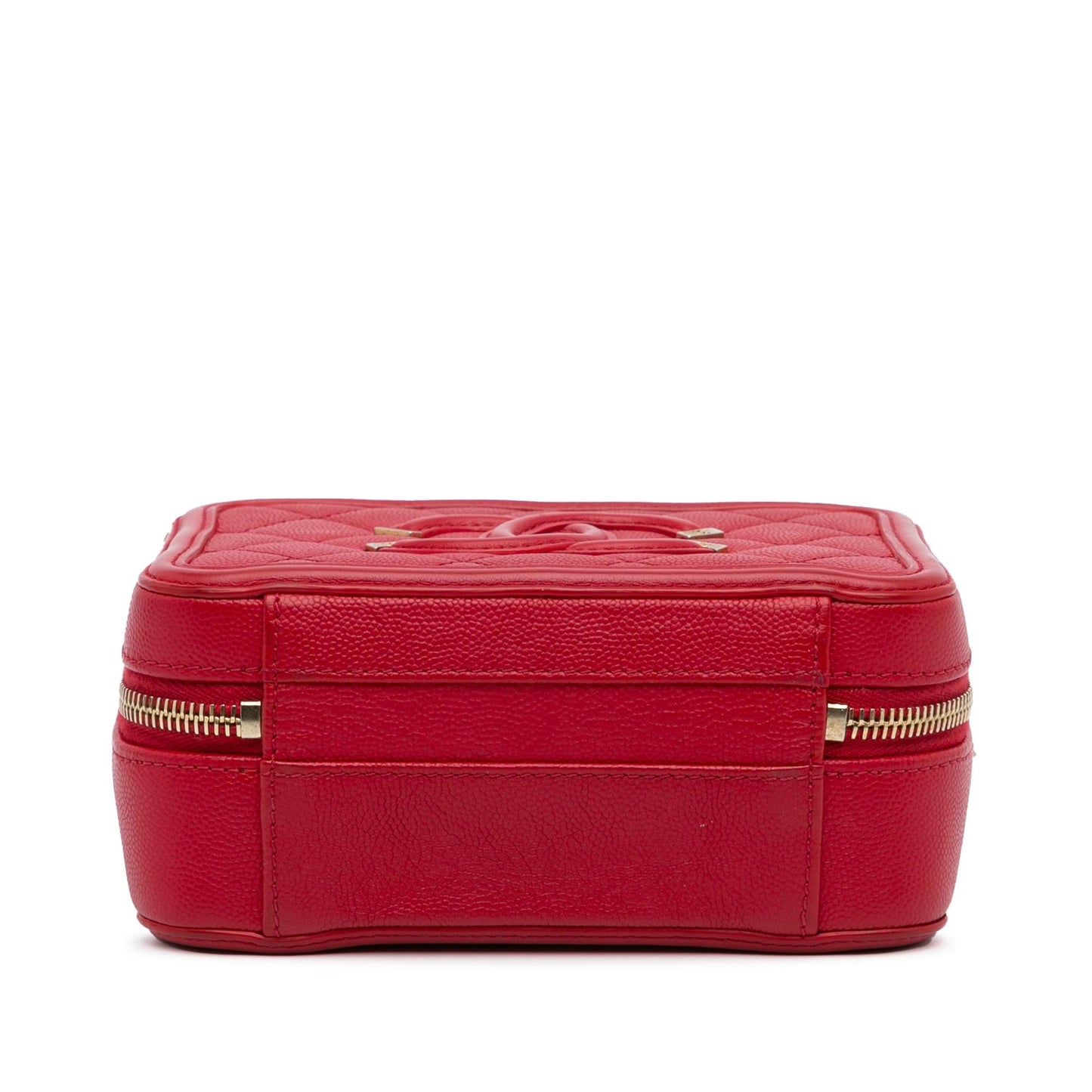 Chanel Small Caviar CC Filigree Vanity Bag (SHG-xceroo)