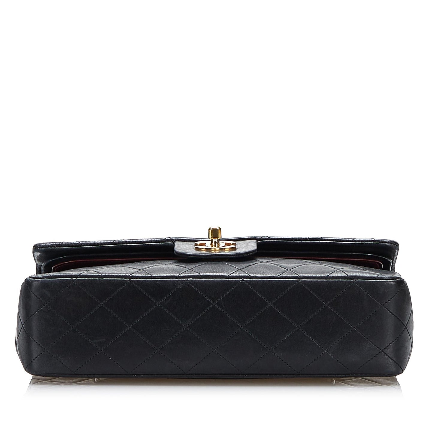 Chanel Small Classic Lambskin Double Flap (SHG-3QYLwV)