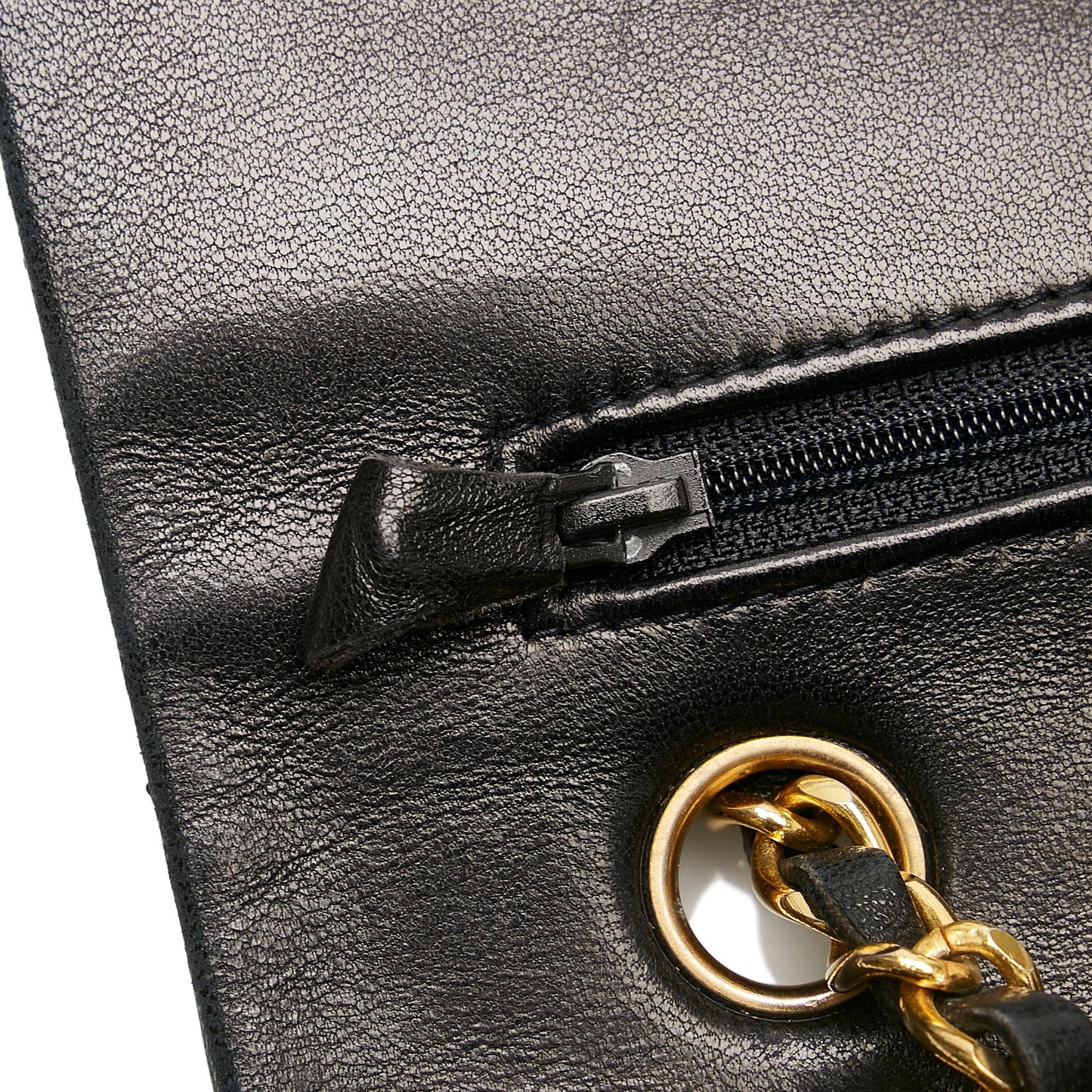 Chanel Small Classic Lambskin Double Flap (SHG-3QYLwV)